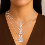 6 Carat Lab-Grown Diamond Pendant Necklace with Chain