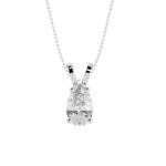 11 Carat Lab-Grown Diamond Pendant Necklace