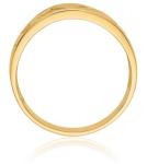 14K Yellow Gold Heart Irish Claddagh Ring Size 8