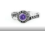Personalized Birthstone Class Ring for Graduates