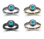 Personalized Sterling Silver Birthstone Class Ring