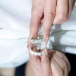 Moissanite Baguette Eternity Band in White Gold