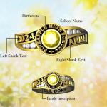 Personalized Birthstone Class Ring for Graduates