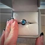 Personalized Sterling Silver Birthstone Class Ring