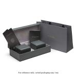 Blue Diamond Wedding Ring in Platinum for Her