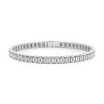 12 Carat Lab Grown Diamond Tennis Bracelet in White Gold