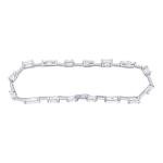 Lab Grown Diamond Tennis Bracelet in 14K White Gold