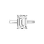 5 Carat Lab Grown Diamond Engagement Ring in White Gold