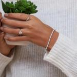 Diamond Tennis Chain Bracelet in White Gold 7