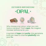 Rose Gold Opal Solitaire Ring for Women