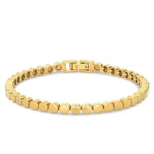 Customizable Women's Chain Bracelet in Sterling or Gold