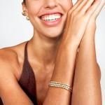 Customizable Women's Chain Bracelet in Sterling or Gold