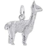 Rembrandt Charms 14K White Gold Alpaca Charm Pendant