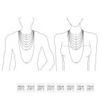 Toltry 14K Yellow Gold Twisted Rope Chain Necklace for Men & Women – 1.5 mm to 4.2 mm, 16-36 Inch Lengths Available (4.2 mm-36 inche)