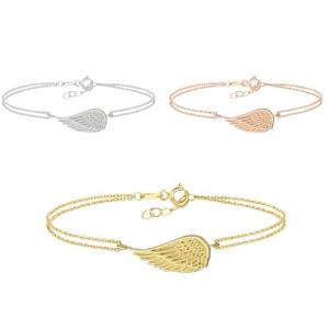 Baileys Fine Jewelry 14K Gold Custom Bracelet for Women, Yellow - White - Rose Gold Bracelets Pendant, Gift for Her, Jewelry for Wife, Anniversary Birthday Christmas Valentine Engagements Mothers Day