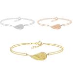 Baileys Fine Jewelry 14K Gold Custom Bracelet for Women, Yellow - White - Rose Gold Bracelets Pendant, Gift for Her, Jewelry for Wife, Anniversary Birthday Christmas Valentine Engagements Mothers Day