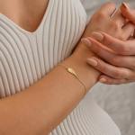 Baileys Fine Jewelry 14K Gold Custom Bracelet for Women, Yellow - White - Rose Gold Bracelets Pendant, Gift for Her, Jewelry for Wife, Anniversary Birthday Christmas Valentine Engagements Mothers Day