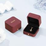 KECHO 14k Gold Anchor Necklace Yellow Gold Anchor Pendant Birthday Gifts for Women Jewelry Gifts for Her