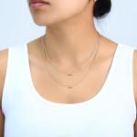 Nuragold 14K Real Yellow Gold Solid Rope Diamond Cut Chain Necklace 16"-30" (1mm-10mm) Italian Jewelry for Men & Women - 26",1mm