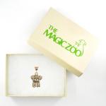 The Magic Zoo 14K Solid Gold Shorkie Pendant - Small Dog Gifts for Women