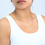 Nuragold 14K Real Yellow Gold Solid Rope Diamond Cut Chain Necklace 16"-30" (1mm-10mm) Italian Jewelry for Men & Women - 26",1mm