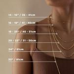 Vavacoy Solid 10k/14k/18k Name Necklace Personalized Nameplate Letters Adjustable Pendant Necklace for Women Birthday/Engagement/Anniversary/Christmas Jewelry Gifts for Her (KX041-2 Names & Heart)