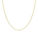 CHOW TAI FOOK 18K/750 Yellow Gold Tiny Chopin Chain Necklace
