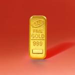 ZHOU LIU FU 24K Solid Gold Jewelry Gifts, Real Gold Charm Ingot Pendant, Fine Jewelry for Women Men