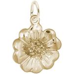 Rembrandt Charms 10K Yellow Gold Cherry Blossom 3D Charm Pendant