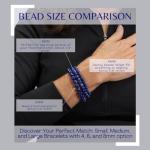 Citrine Gemstone Beaded Bracelets - Small Size