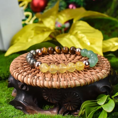 Healing Crystal Beaded Bracelet Attracts Abundance Mother's Day