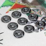 Black Hematite Donut Bead Charm Reiki Pendant Necklace