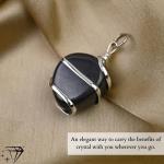Sugandha Wellness Hematite Crystal Necklace - Protection & Balance