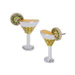 Betsey Martini Gemstone Stud Earrings