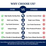 Color Change Alexandrite Heart Necklace in Silver