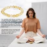 Handmade Citrine Crystal Chakra Healing Bracelet for Wealth