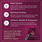 8mm Crystal Vibe Beaded Jade Bracelet - Luck & Wealth