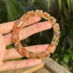 Genuine Citrine Crystal Stretch Bracelet - Abundance Gemstone