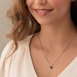 14K White Gold Color-Changing Alexandrite Pendant