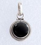 Black Onyx 925 Silver Pendant Necklace for Her