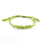 Braided Peridot Protection Bracelet - Gemstone Energy Healing