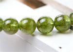 LiZiFang Olivine Peridot Crystal Bead Bracelet