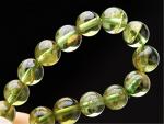 LiZiFang Olivine Peridot Crystal Bead Bracelet