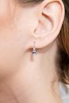 Genuine Tanzanite Teardrop Earrings for Women, Girls, Bridesmaids