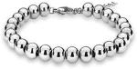 Handmade 925 Silver Bead Ball Chain Bracelet