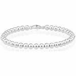 Handmade 925 Silver Bead Ball Chain Bracelet