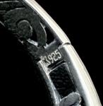 Sterling Silver LEMON CITRINE & BLUE TOPAZ Cuff Bracelet