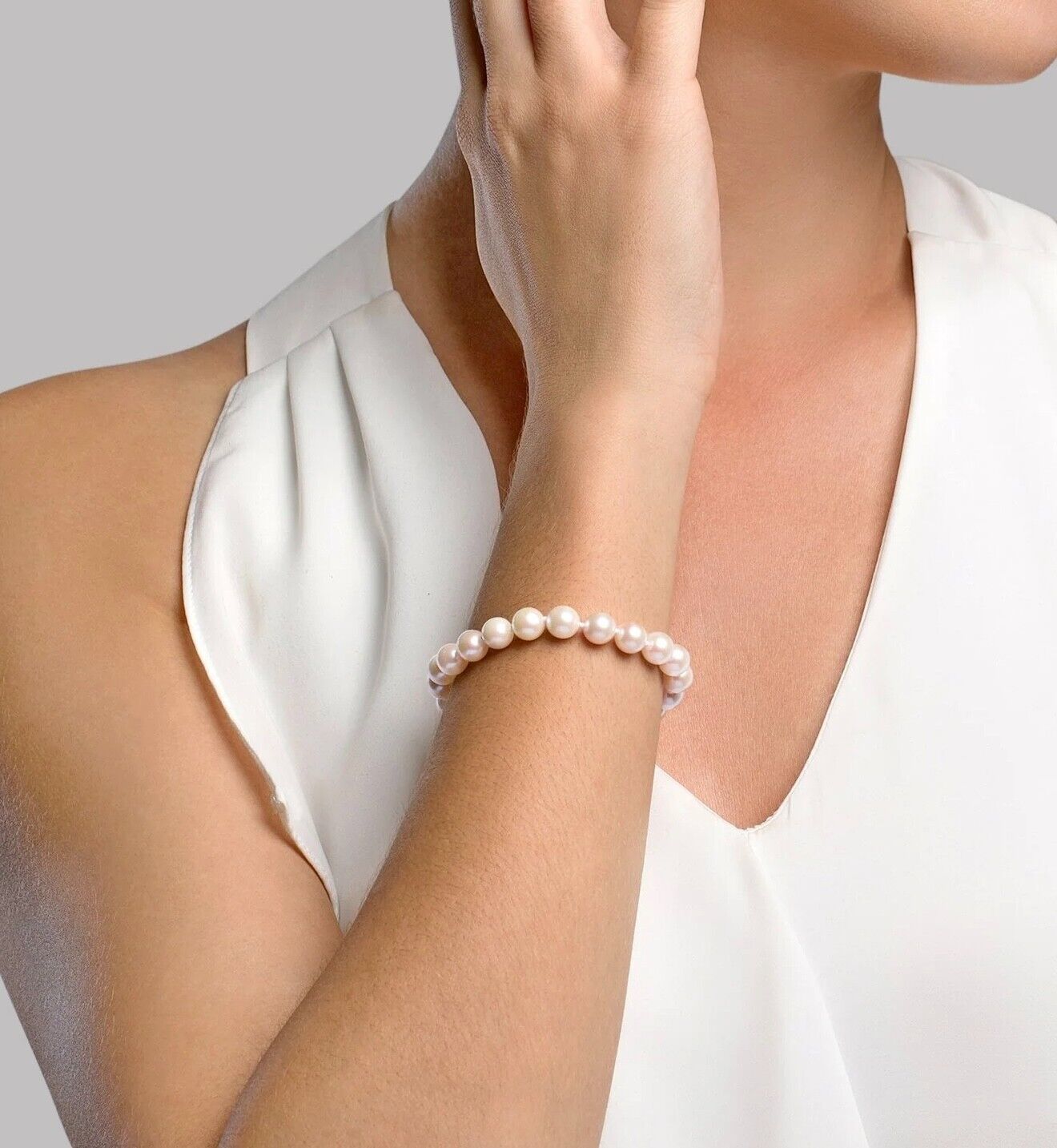 Freshwater Pearl Bracelet for Women - 7.5" with Clasp