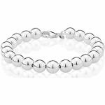 Handmade 925 Silver Bead Ball Chain Bracelet