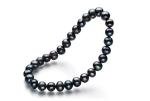 Bliss Black Freshwater Pearl Bracelet - 6-7mm Quality